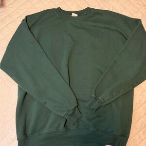 Hanes Men's Forest Green Crewneck Sweater